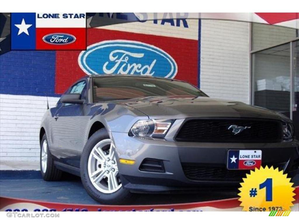 2011 Mustang V6 Coupe - Sterling Gray Metallic / Charcoal Black photo #10