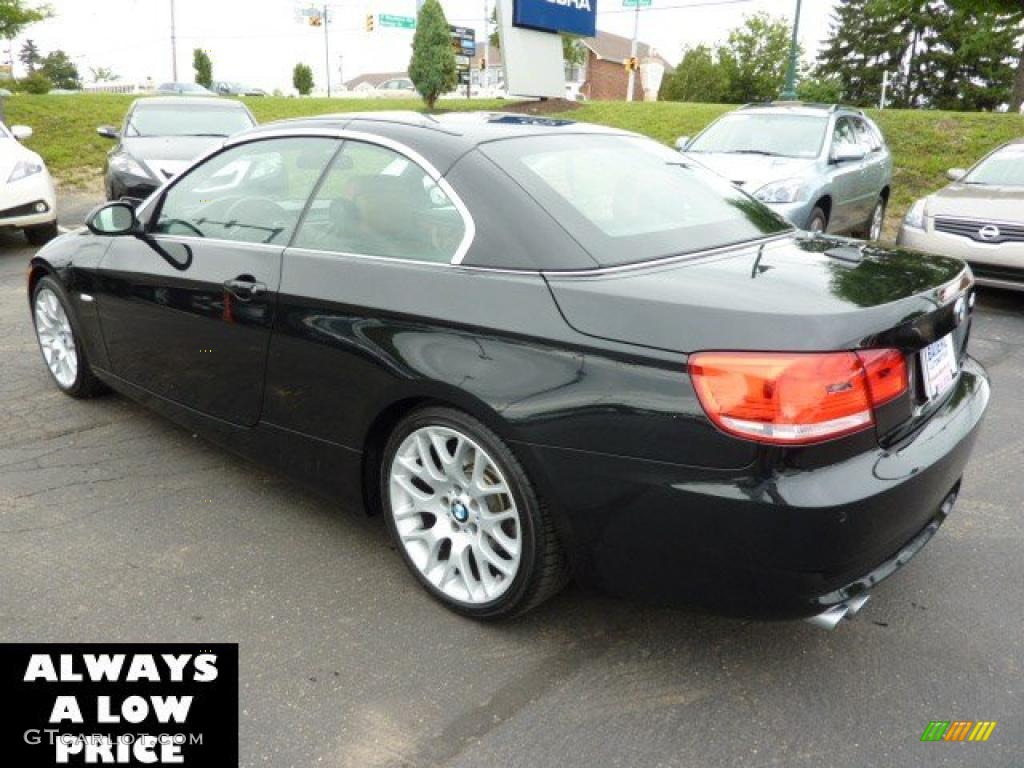 2009 3 Series 328i Convertible - Black Sapphire Metallic / Saddle Brown Dakota Leather photo #5