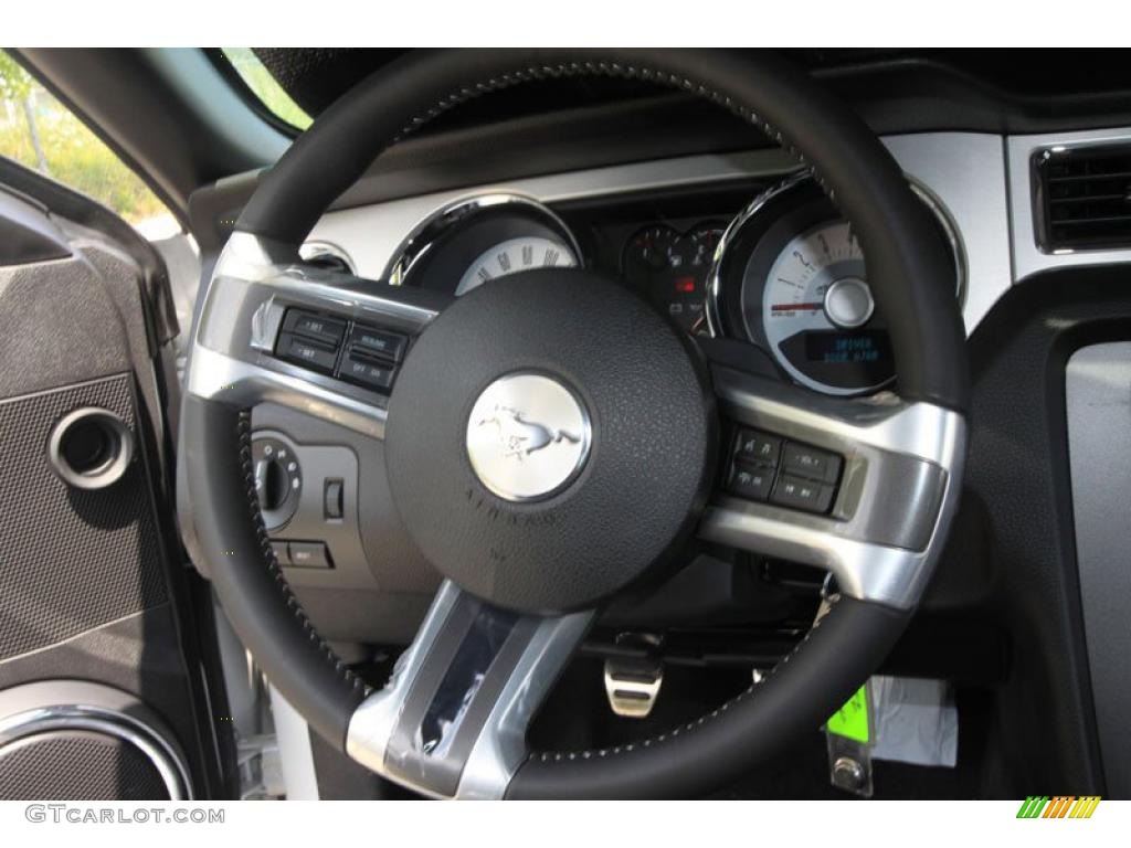 2011 Mustang GT Premium Coupe - Performance White / Charcoal Black photo #13