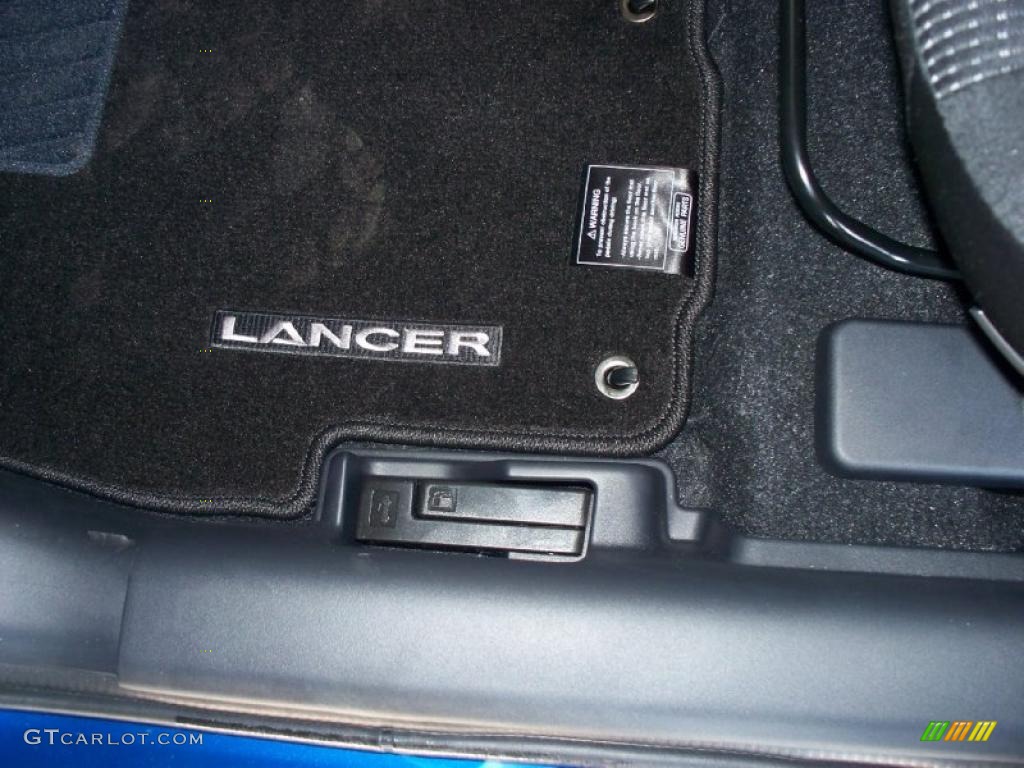 2011 Lancer ES - Octane Blue Pearl / Black photo #6