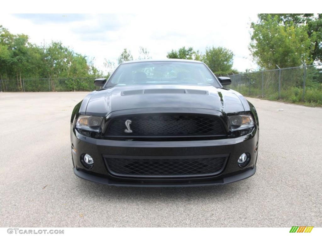 2011 Mustang Shelby GT500 SVT Performance Package Coupe - Ebony Black / Charcoal Black/Black photo #8