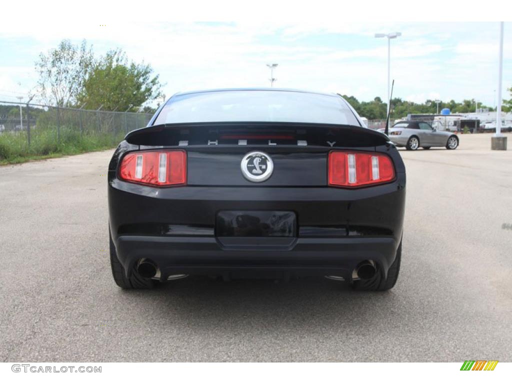2011 Mustang Shelby GT500 SVT Performance Package Coupe - Ebony Black / Charcoal Black/Black photo #10