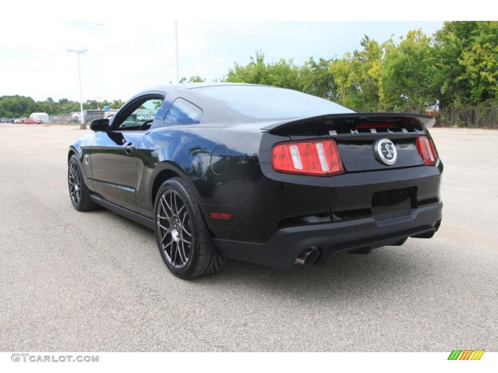 2011 Mustang Shelby GT500 SVT Performance Package Coupe - Ebony Black / Charcoal Black/Black photo #11