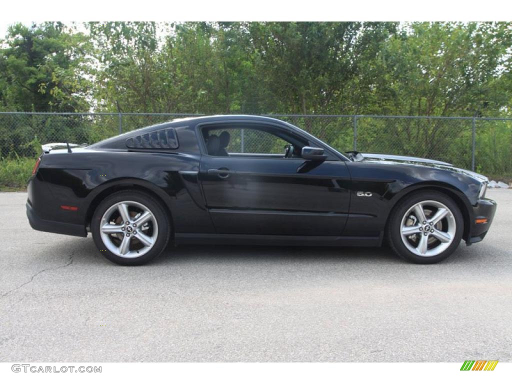 2011 Mustang GT Premium Coupe - Ebony Black / Charcoal Black/Cashmere photo #2