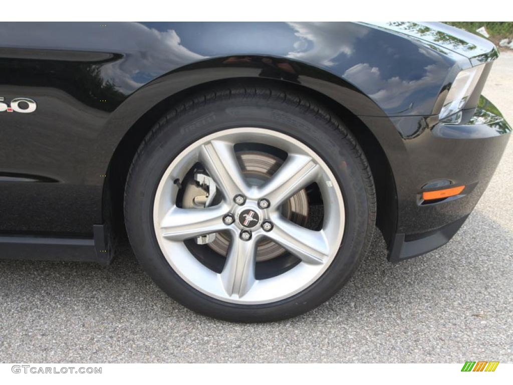 2011 Mustang GT Premium Coupe - Ebony Black / Charcoal Black/Cashmere photo #10