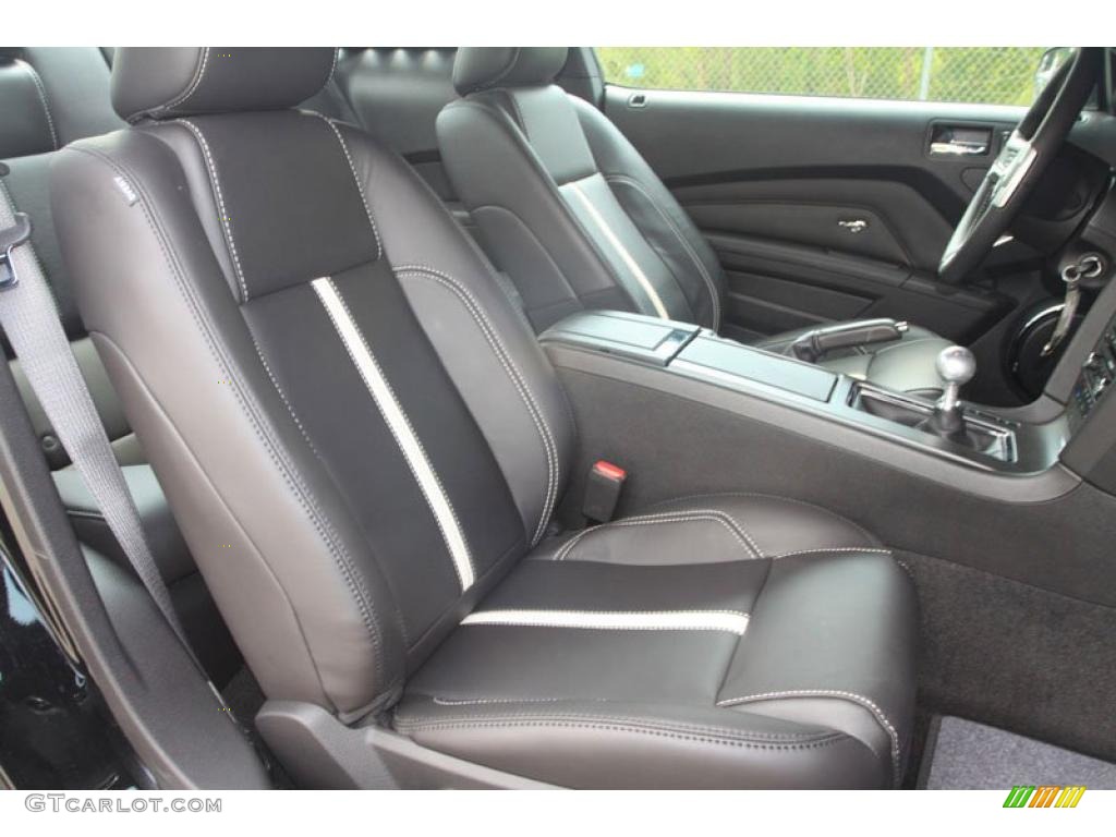 2011 Mustang GT Premium Coupe - Ebony Black / Charcoal Black/Cashmere photo #15