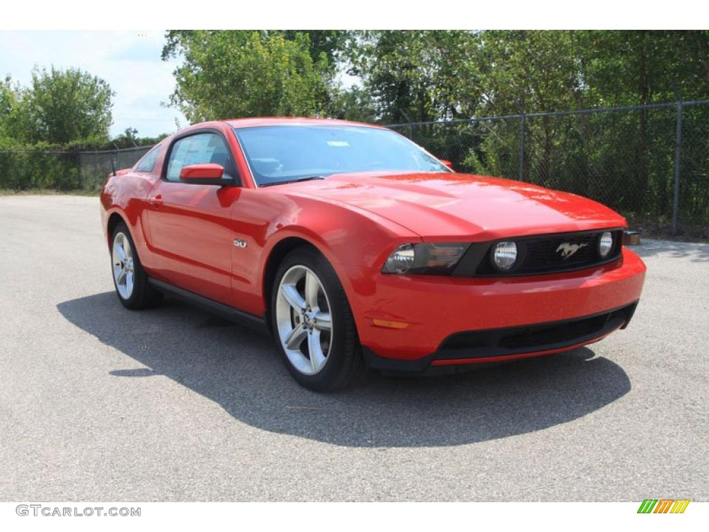 2011 Mustang GT Premium Coupe - Race Red / Charcoal Black photo #1