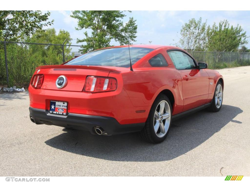 2011 Mustang GT Premium Coupe - Race Red / Charcoal Black photo #3