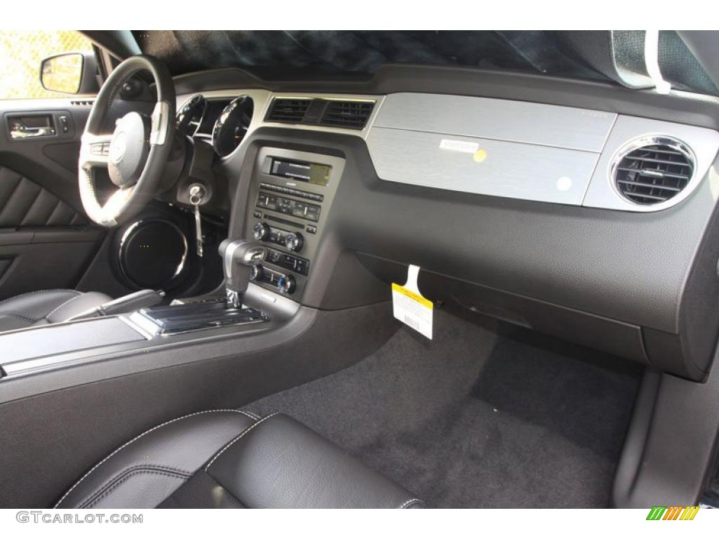 2011 Mustang GT Premium Coupe - Ebony Black / Charcoal Black photo #14