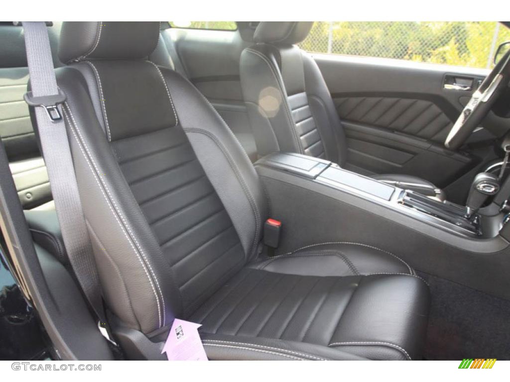 2011 Mustang GT Premium Coupe - Ebony Black / Charcoal Black photo #15