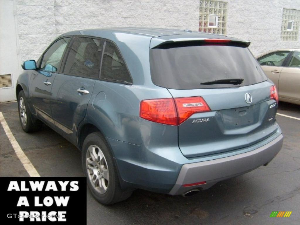 2007 MDX  - Steel Blue Metallic / Ebony photo #3