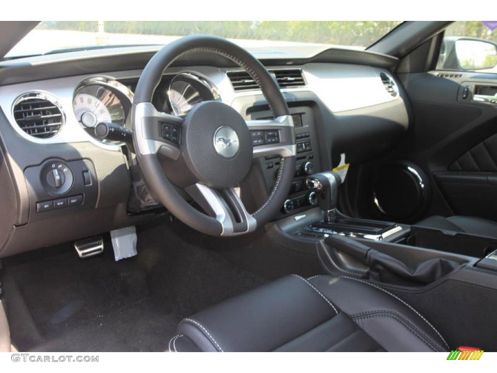 2011 Mustang V6 Premium Coupe - Kona Blue Metallic / Charcoal Black photo #4