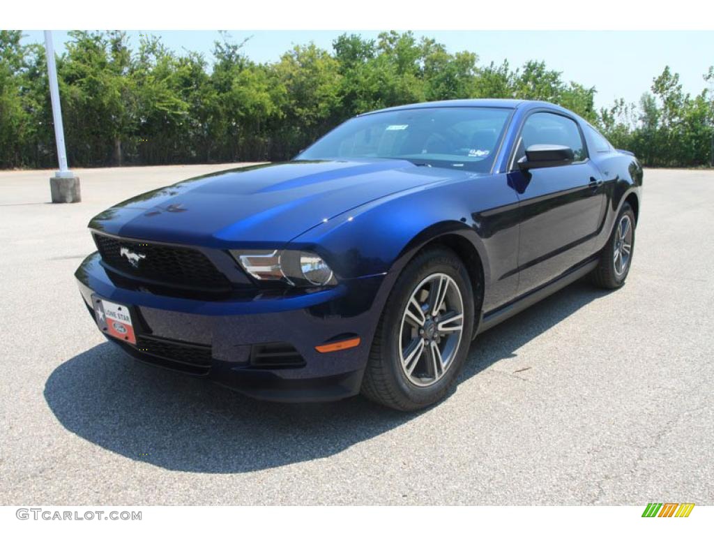 2011 Mustang V6 Premium Coupe - Kona Blue Metallic / Charcoal Black photo #8