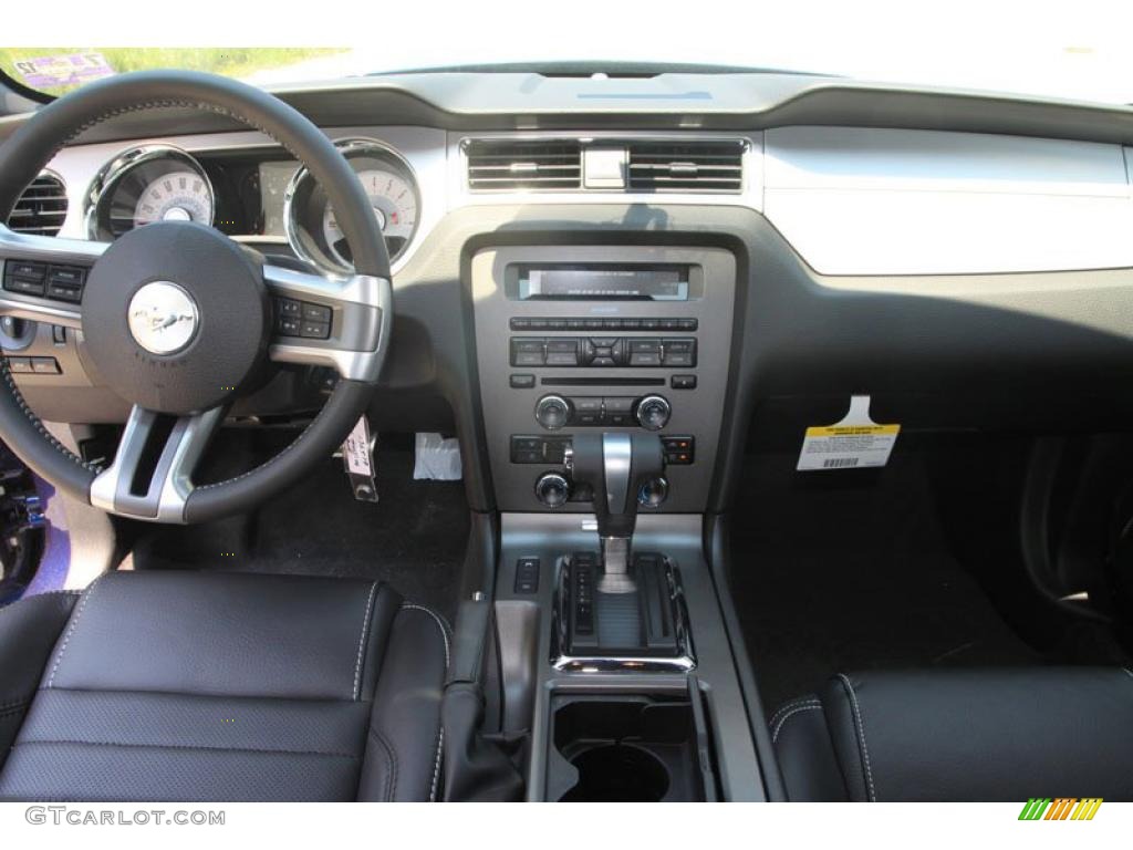 2011 Mustang V6 Premium Coupe - Kona Blue Metallic / Charcoal Black photo #13