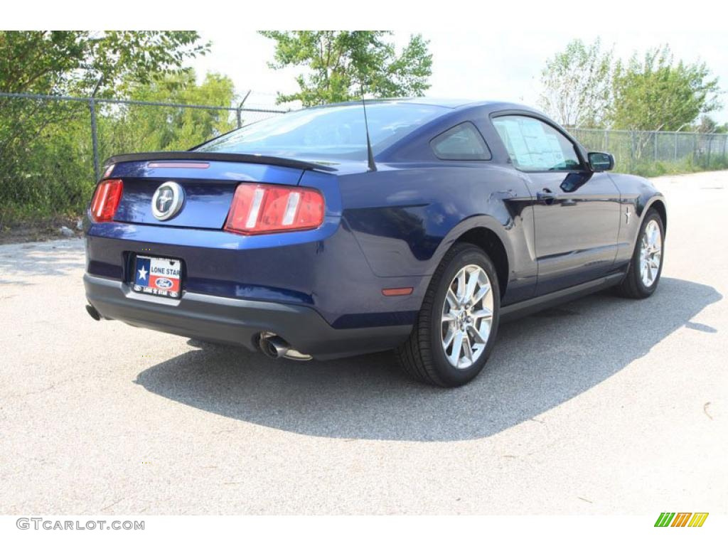 2011 Mustang V6 Premium Coupe - Kona Blue Metallic / Charcoal Black photo #3