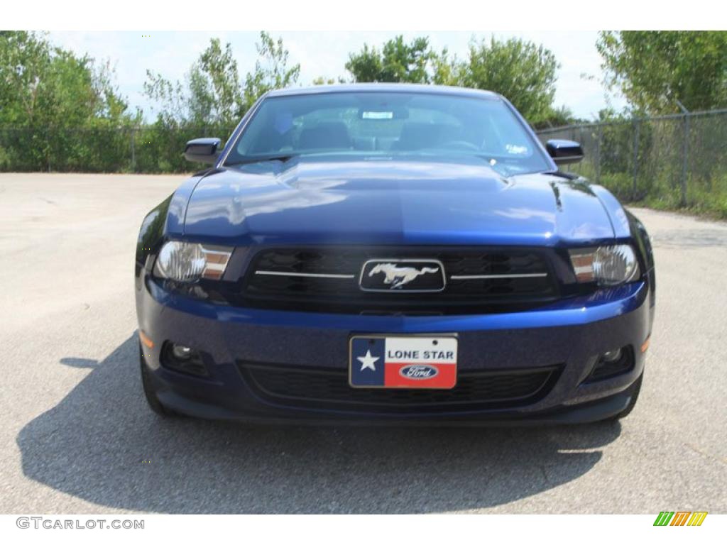 2011 Mustang V6 Premium Coupe - Kona Blue Metallic / Charcoal Black photo #9