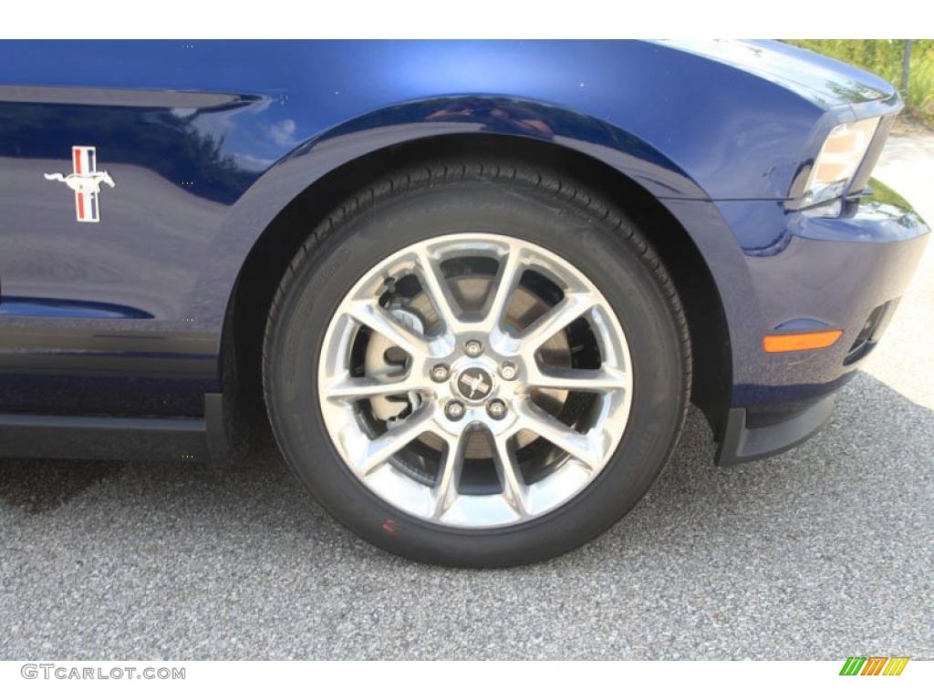2011 Mustang V6 Premium Coupe - Kona Blue Metallic / Charcoal Black photo #10