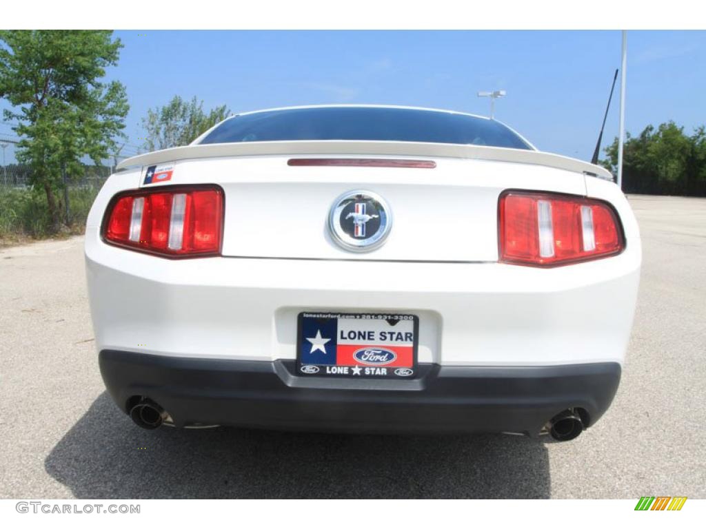 2011 Mustang V6 Coupe - Performance White / Charcoal Black photo #11