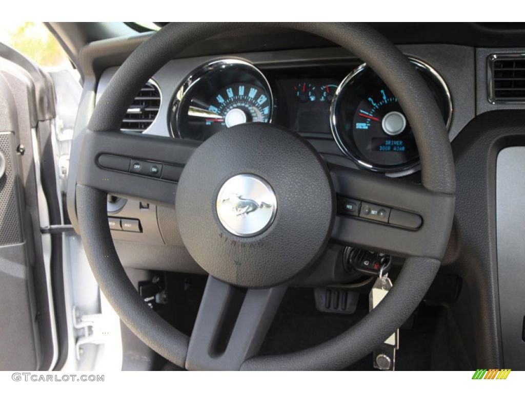 2011 Mustang V6 Coupe - Performance White / Charcoal Black photo #13