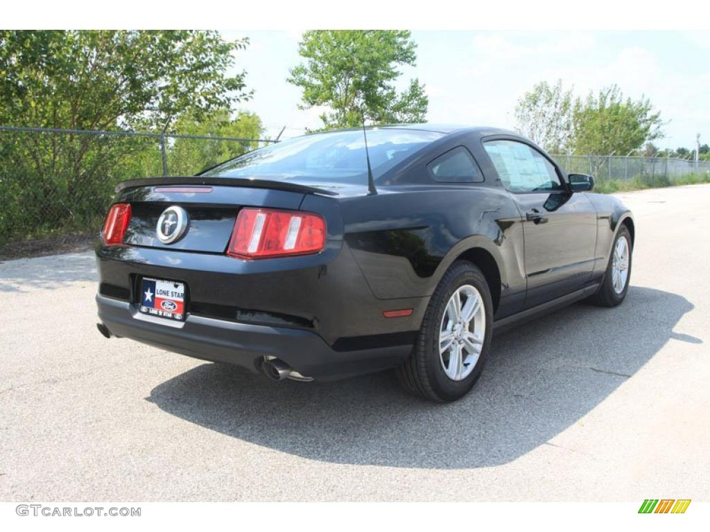 2011 Mustang V6 Coupe - Ebony Black / Charcoal Black photo #2