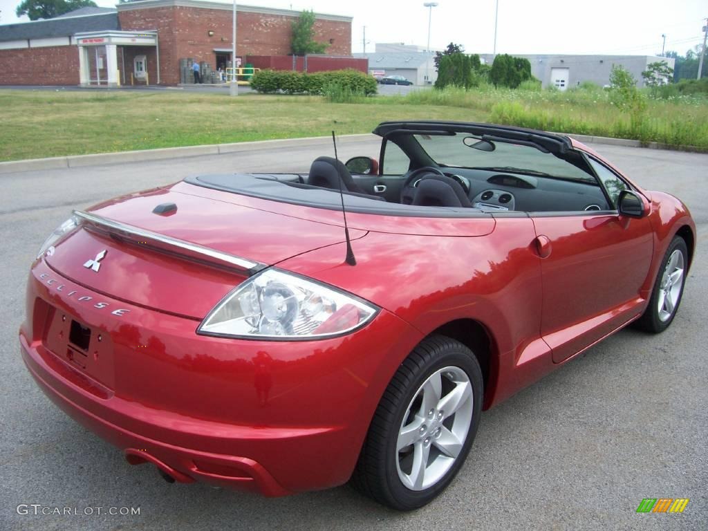 2009 Eclipse Spyder GS - Rave Red Pearl / Dark Charcoal photo #5
