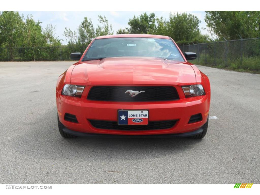 2011 Mustang V6 Premium Coupe - Race Red / Charcoal Black photo #9