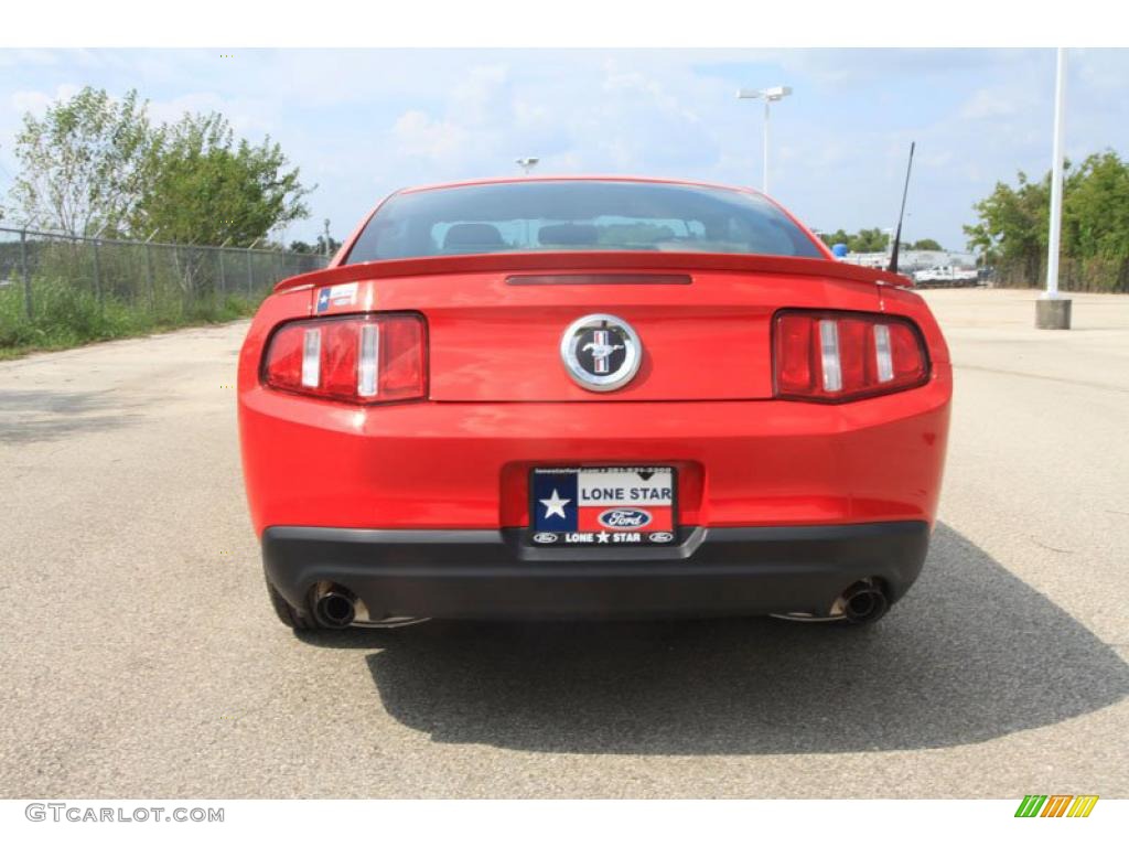 2011 Mustang V6 Premium Coupe - Race Red / Charcoal Black photo #11
