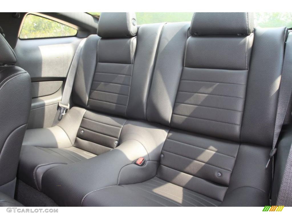 2011 Mustang V6 Premium Coupe - Ebony Black / Charcoal Black photo #6