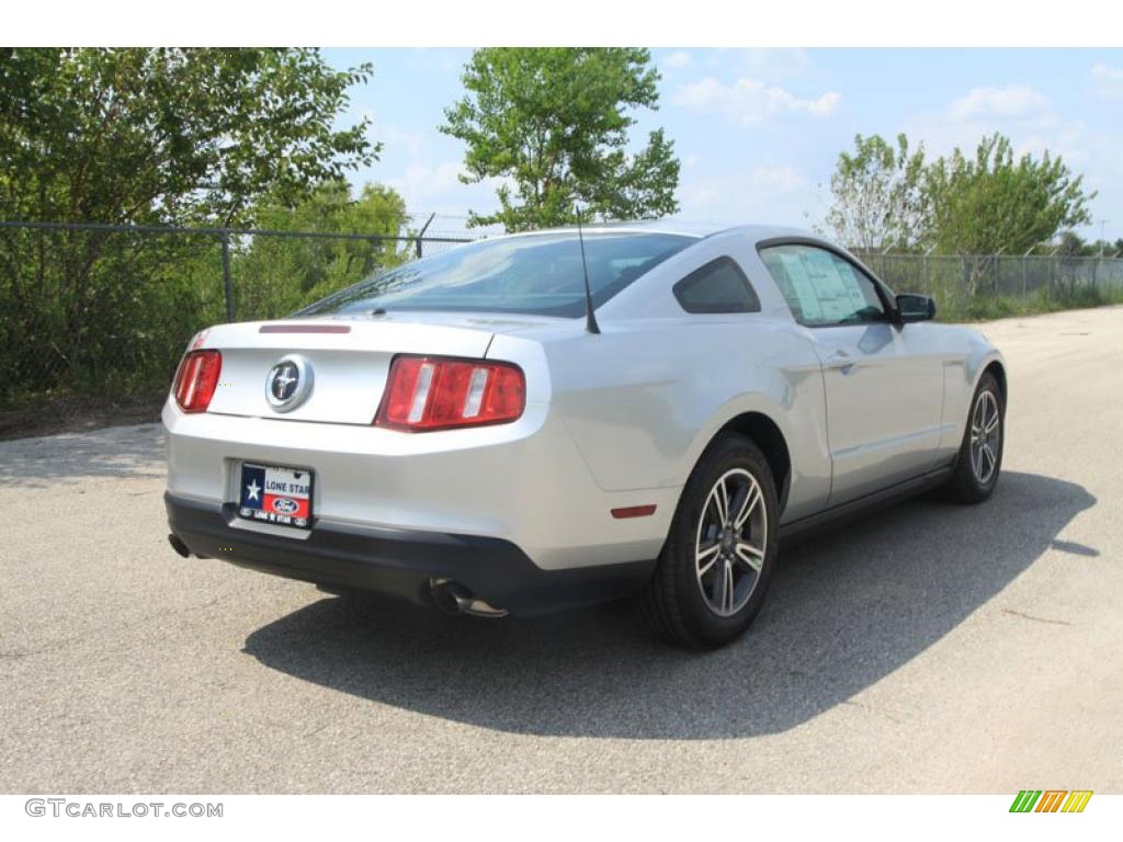 2011 Mustang V6 Premium Coupe - Ingot Silver Metallic / Charcoal Black photo #3