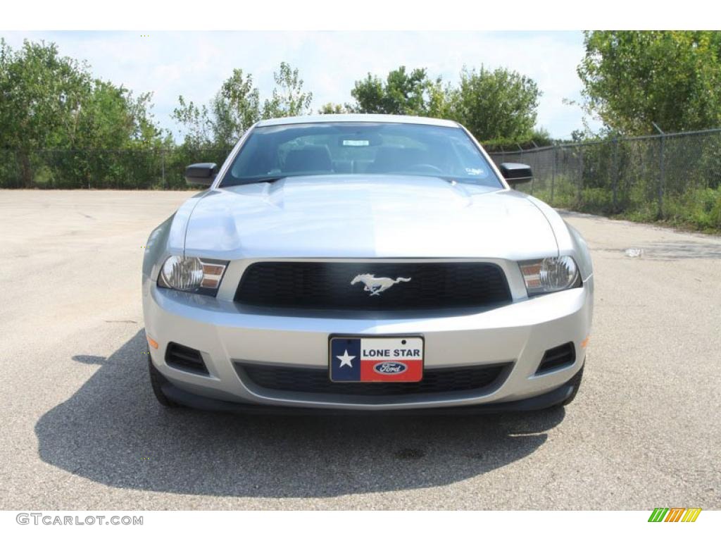 2011 Mustang V6 Premium Coupe - Ingot Silver Metallic / Charcoal Black photo #9