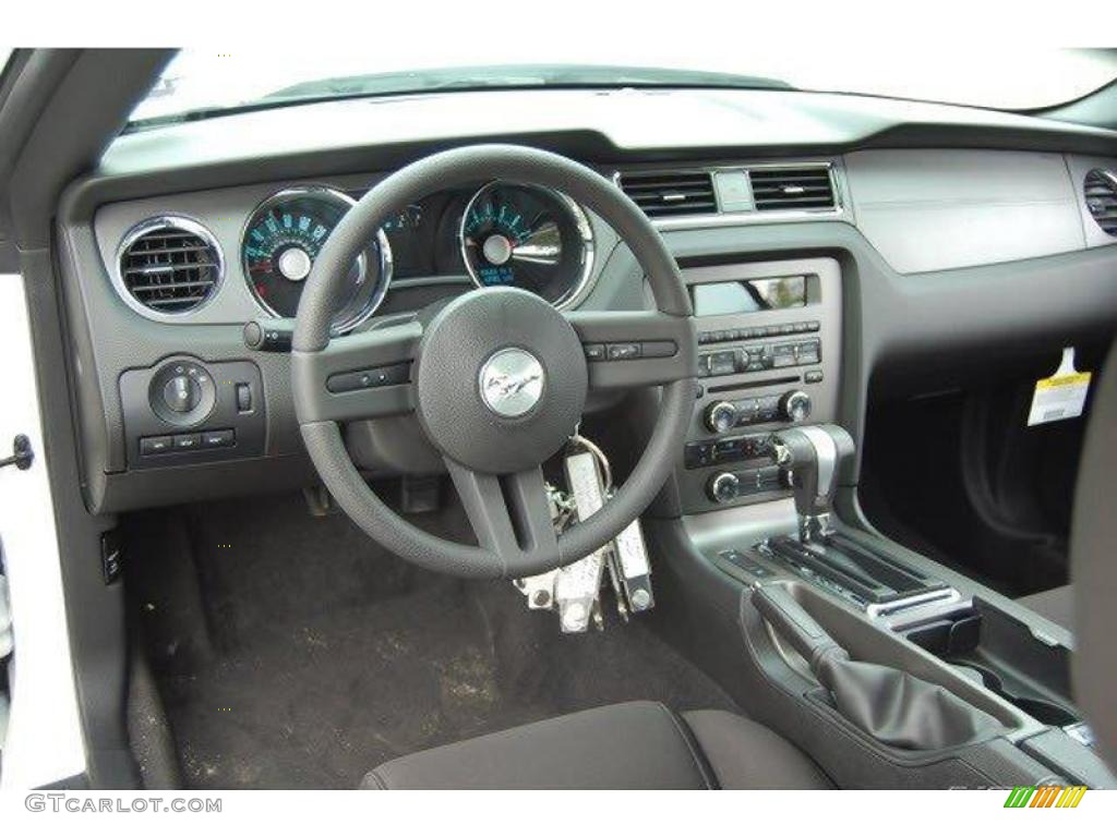 2011 Mustang V6 Convertible - Performance White / Charcoal Black photo #4