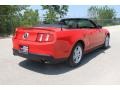 2011 Race Red Ford Mustang V6 Convertible  photo #3