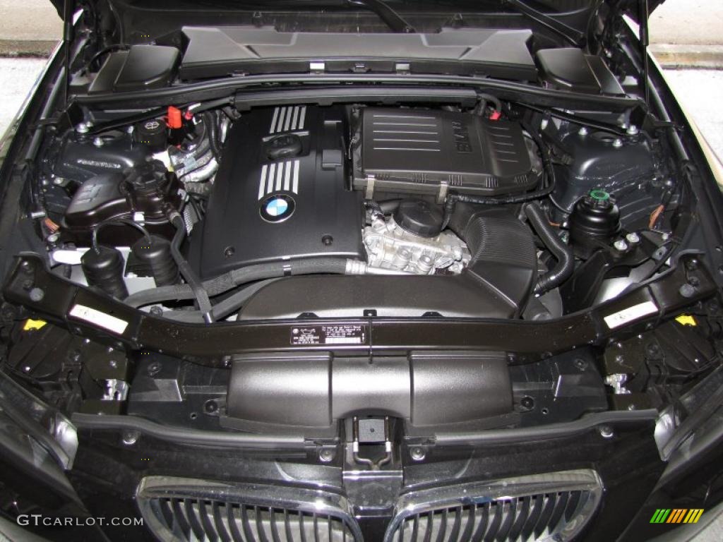 2008 3 Series 335i Coupe - Jet Black / Black photo #19