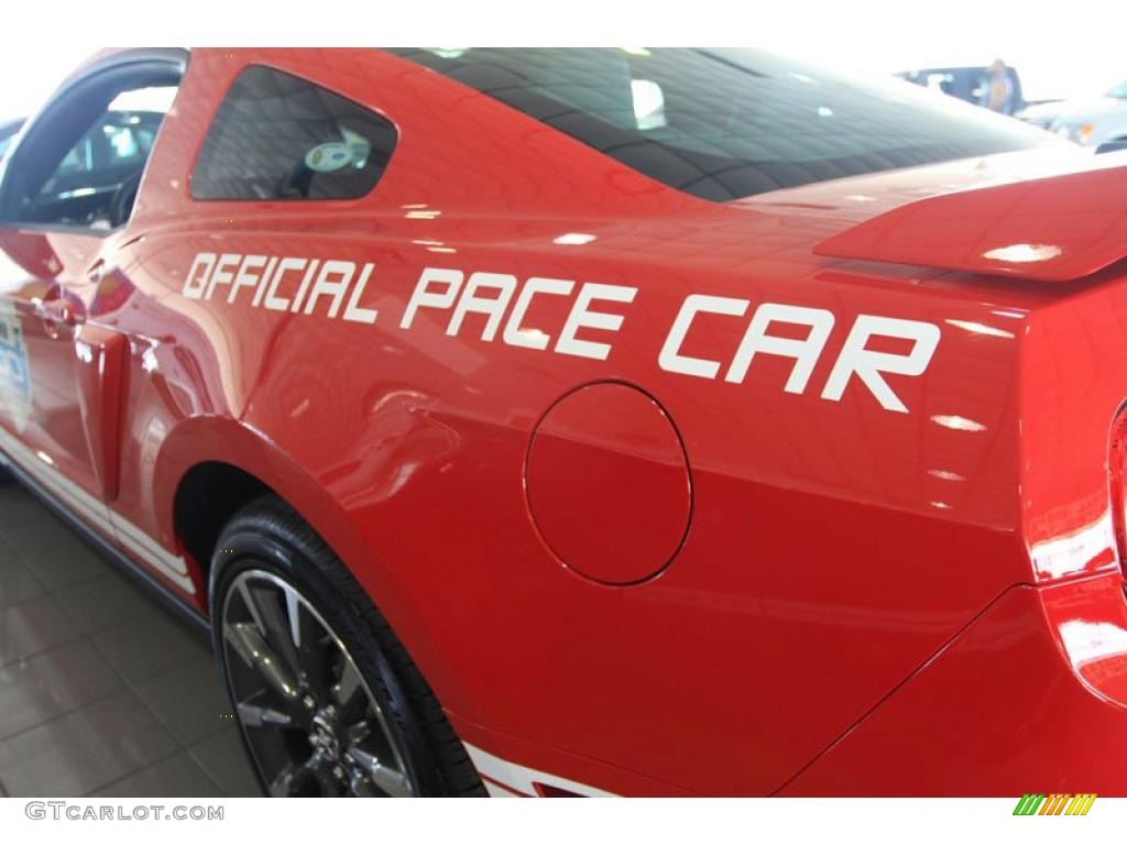 2011 Mustang GT Coupe Daytona 500 Official Pace Car - Race Red / Charcoal Black/Carbon photo #13