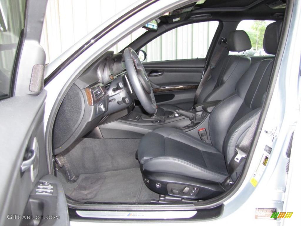 2009 M3 Sedan - Silverstone II Metallic / Black Novillo Leather photo #10