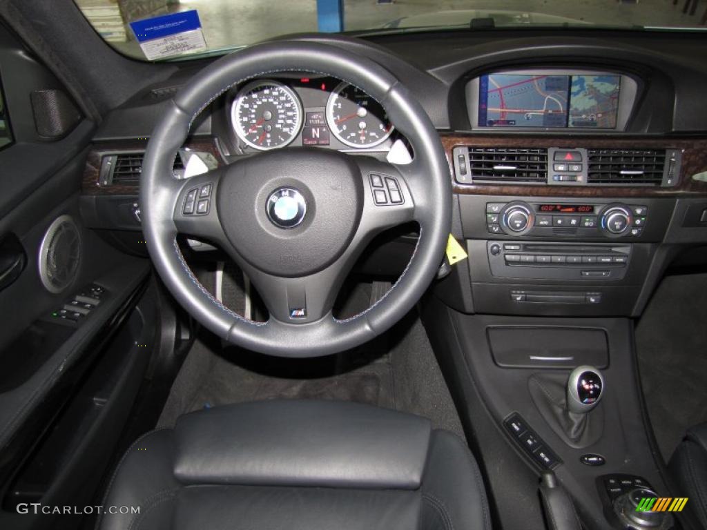 2009 M3 Sedan - Silverstone II Metallic / Black Novillo Leather photo #17