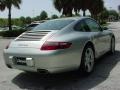 2007 Arctic Silver Metallic Porsche 911 Carrera Coupe  photo #3