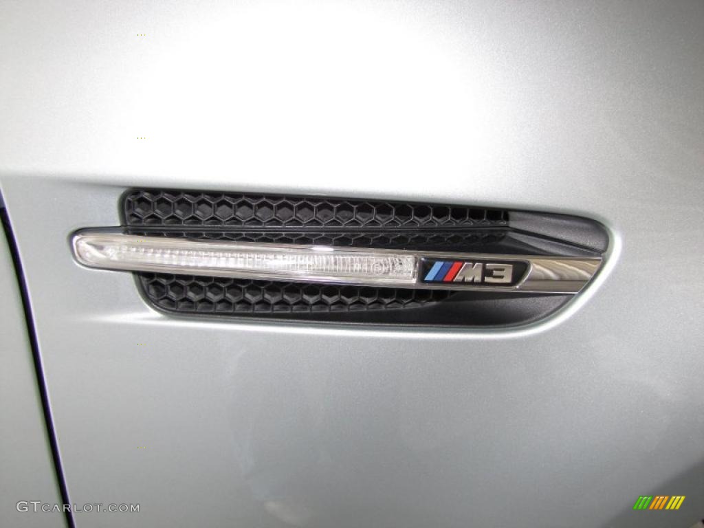 2009 M3 Sedan - Silverstone II Metallic / Black Novillo Leather photo #32