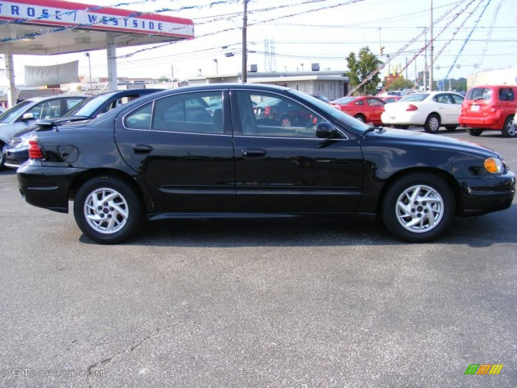 2004 Grand Am SE Sedan - Black / Dark Pewter photo #6