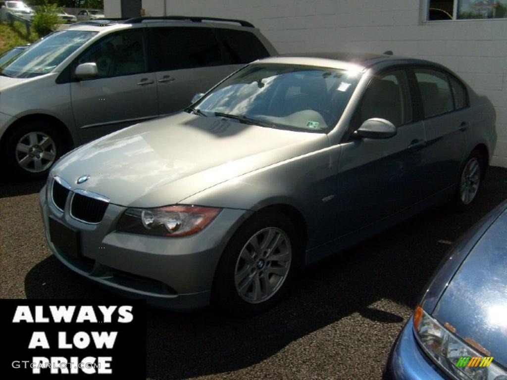 2006 3 Series 325i Sedan - Quartz Blue Metallic / Grey photo #3