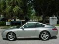 2007 Arctic Silver Metallic Porsche 911 Carrera Coupe  photo #6