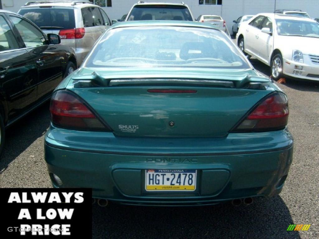 1999 Grand Am GT Coupe - Medium Green Blue Metallic / Dark Pewter photo #2
