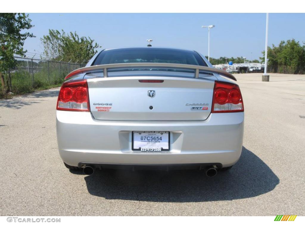 2010 Charger SRT8 - Bright Silver Metallic / Dark Slate Gray photo #6