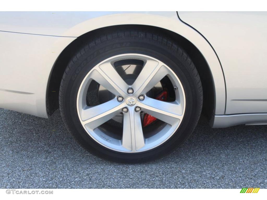 2010 Charger SRT8 - Bright Silver Metallic / Dark Slate Gray photo #11