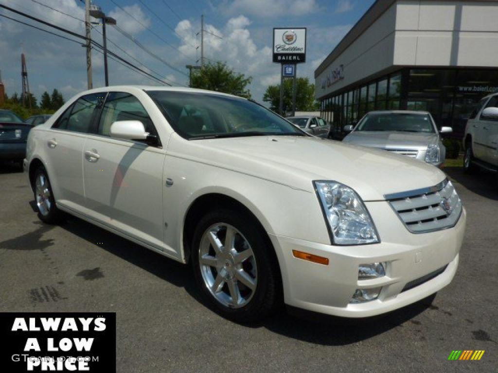 White Diamond Cadillac STS
