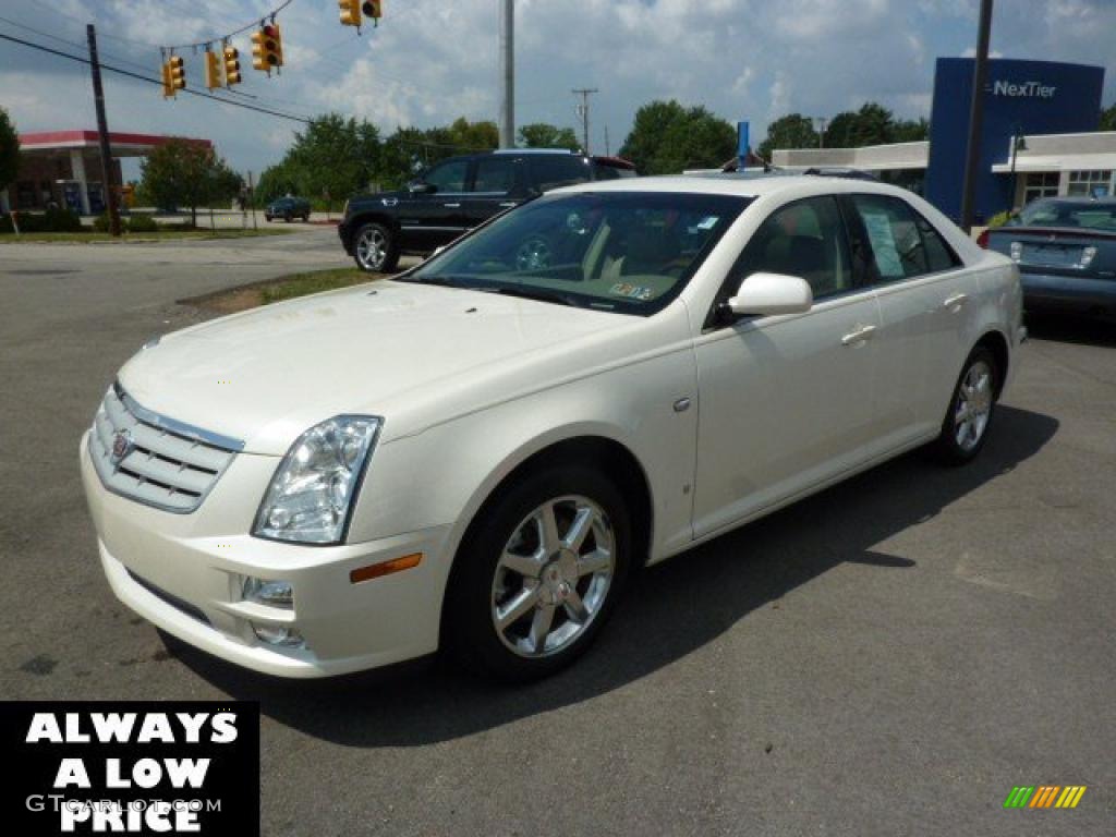 2007 STS 4 V6 AWD - White Diamond / Cashmere photo #3
