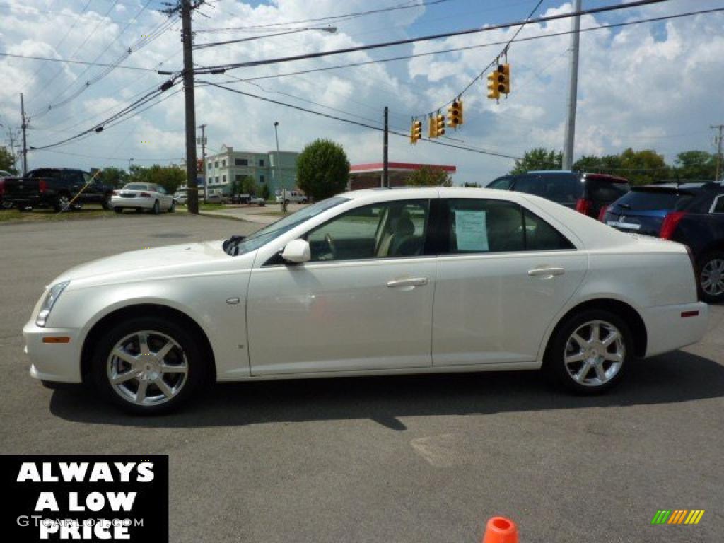 2007 STS 4 V6 AWD - White Diamond / Cashmere photo #4