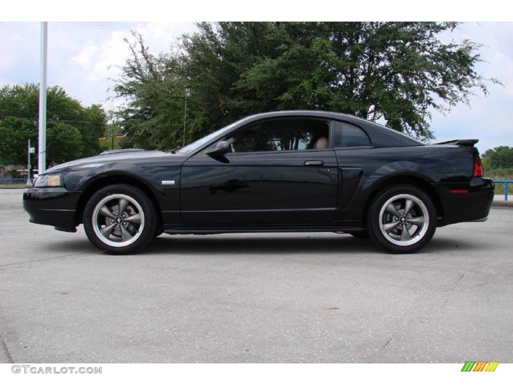 2003 Mustang GT Coupe - Black / Medium Parchment photo #6