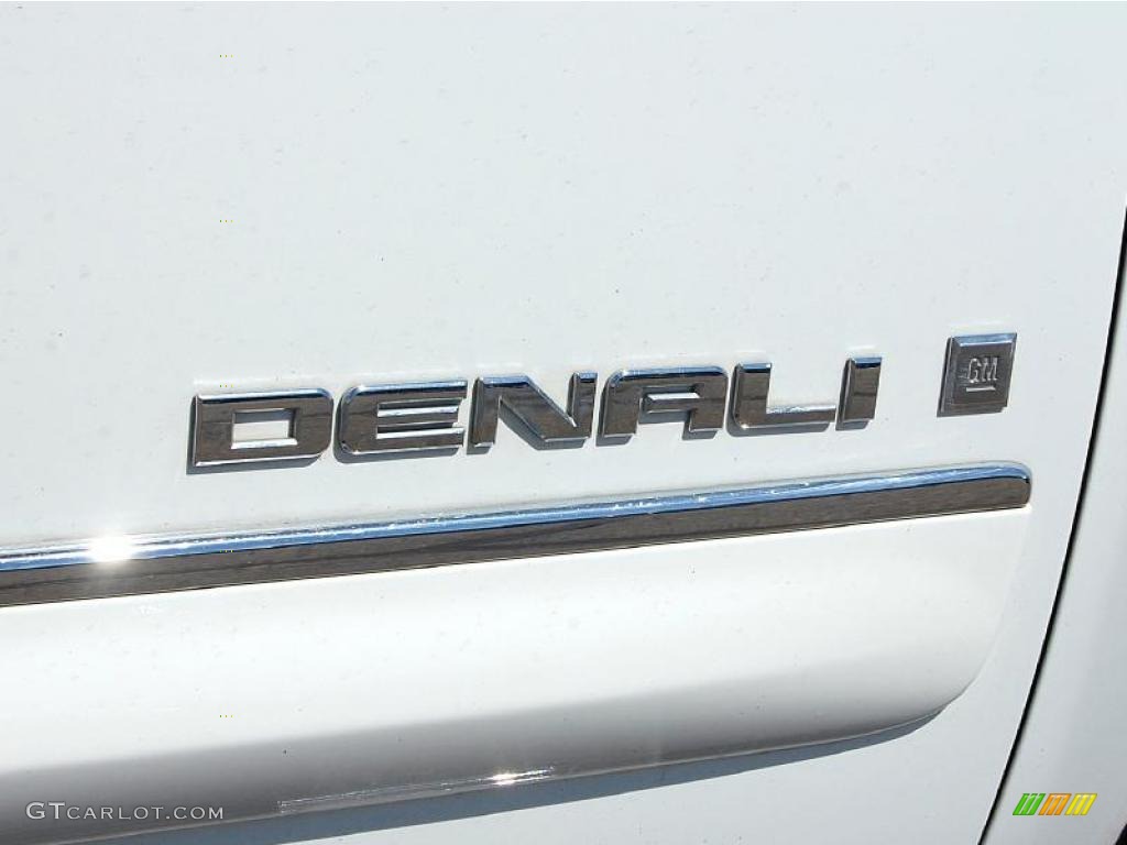2007 Sierra 1500 Denali Crew Cab 4WD - Summit White / Cocoa/Light Cashmere photo #10