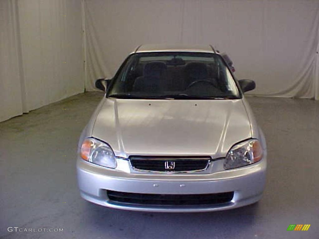 1997 Civic LX Sedan - Vogue Silver Metallic / Gray photo #2